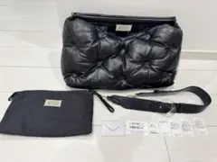 【本店修理後使用1度のみ】美品メゾンマルジェラ　グラムスラム（ラージ・黒）