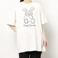 Honey Cinnamon アイマスクハニーTシャツ　アイボリー　半袖のサムネイル