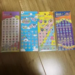 セリア たまごっち プチプチシール 4点セット