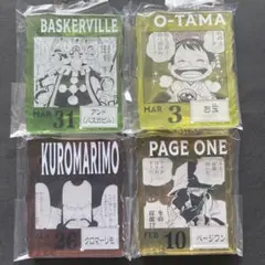 ワンピース　ベースショップ　アクリルブロックチャーム　4点セット