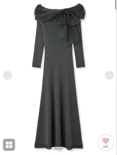 【FRAY I.D】3wayリボンオフショルニットワンピース