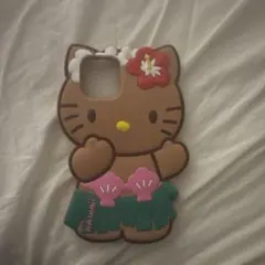 ハローキティ フラダンス 日焼け　iPhone13.14ケース