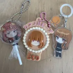 カラフルピーチ えと キーホルダー 3点セット
