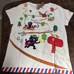 みよ様専用　猫のキャラクター Tシャツ Fサイズ　ラフ　rough 新品のサムネイル