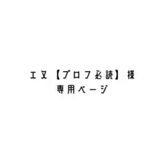 2026年最新】プロフ必読様専用②の人気アイテム - メルカリ