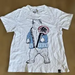 go slow caravan 祭り クマ Tシャツ ホワイトのサムネイル