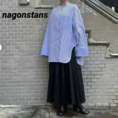 ナゴンスタンス nagonstans 変形 ストライプシャツのサムネイル