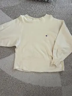 Champion リバースウィーブ 80sトリコタグ クリームイエロー USA製