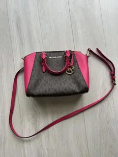 MICHAEL KORS ショルダーバッグ ブラウン/ピンク