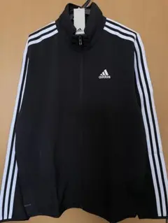 半額以下 新品未使用 M アディダス 快適 軽量ウーブンジャケット ブラック黒