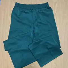 猫*つ様 ★GU★グリーン★無地★ロングパンツ★