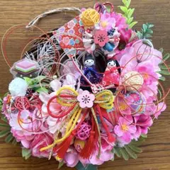 ひな祭り風ピンクリース蓮君様専用❣️