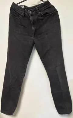 EDWIN ブラック ストレートデニム