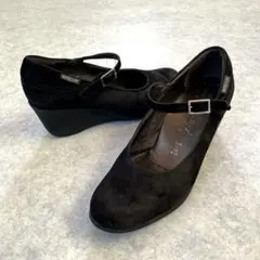 メフィスト MEPHISTO AIR-JET メリージェーン パンプス 厚底 黒