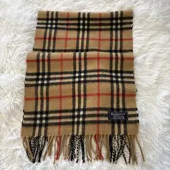 Burberrys London カシミヤ100% チェック柄マフラー