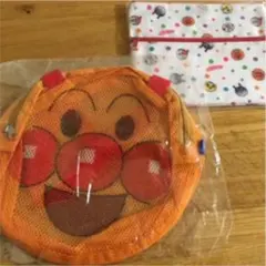 ■ラスト1■アンパンマン　新品　非売品　ポーチ＆顔型メッシュバッグ