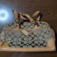Coach ハンドバッグ ベージュ/ブラウン