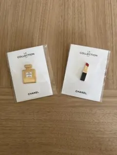 シャネル 香水ボトル型ピンバッチ リップスティック ピンバッチ 新品未使用