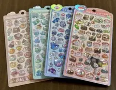 ボンボンドロップシール　うるちゅるポップシール　4枚セット