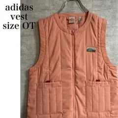 adidas Originals 中綿ベストジャケット　ピンク　レディースOT