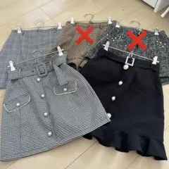 スカート、パンツ3着セット