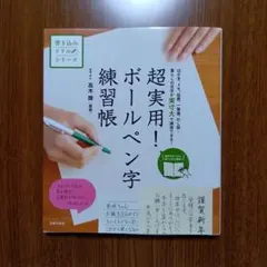超実用! ボールペン字練習帳 はがき、メモ、伝票、一筆箋、のし袋…暮らしの文字…のサムネイル