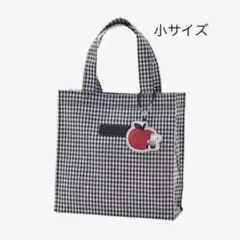 新品未使用】ファミリア 白黒ギンガムチェック トートバッグ 大 - メルカリ