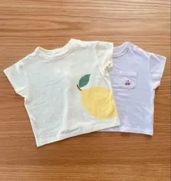 UNIQLO 半袖Tシャツ2枚セット80cmのサムネイル
