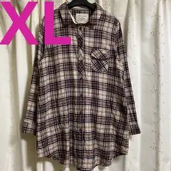 CLOSSHI しまむら 大きいサイズ XL シャツ・コットン 綿100%・長袖