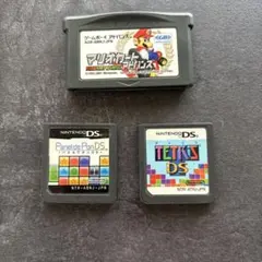 任天堂DSテトリス 任天堂DSパネルでポン ゲームボーイ アドバンスマリオカート
