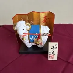 薬師窯 錦彩出陣大将 五月人形 光堂作 馬 武者人形 端午の節句 箱付