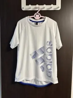 150　アディダス ホワイト Tシャツ 半袖