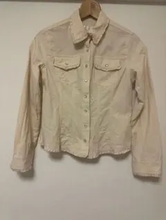 ピンクハウス　キナリシャツジャケット M