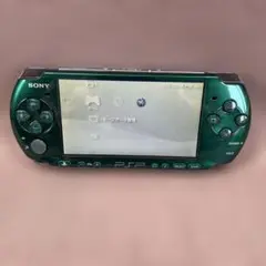 美品　PSP3000 グリーン　バッテリー交換済み