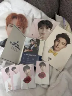 seventeen dk cafe 韓国 うちわ ポストカード