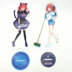 五等分の花嫁　中野二乃　アクリルスタンド　2点