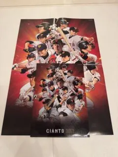 読売ジャイアンツ クリアファイル ポストカード GIANTS
