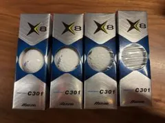 MIZUNO CROSS EIGHT C301 ゴルフボール 4箱セットのサムネイル