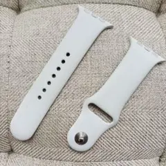 Apple Watch シリコンバンド S/M白　45㎜