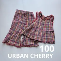 URBAN CHERRY タンクトップとショートパンツセット