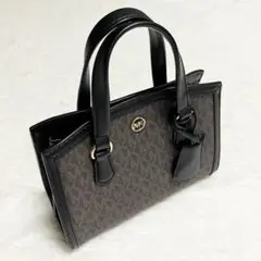 美品マイケルコース MKシグネチャーハンドバッグ エクストラスモールミニバッグ