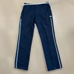adidas ネイビー ストライプパンツ