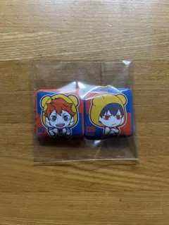 ハイキュー ベアブリック 缶バッジ　日向翔陽　影山飛雄