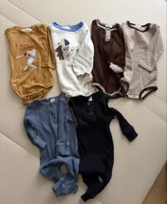 80サイズ　ベビー　ロンパース・カバーオール　まとめ売り