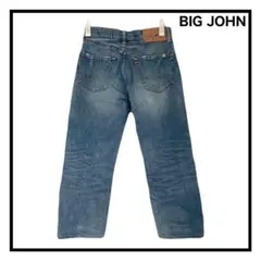 ビッグジョン　デニムパンツ　ハチノス　ヒゲ　カジュアル　ジーンズ　メンズ　ブルー