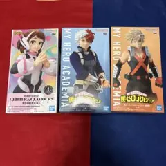 僕のヒーローアカデミア 爆豪勝己　轟焦凍　お茶子フィギュア 3点セット