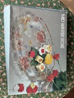 【日本製】MID WINTER ROSE ガラス製 プレート 菓子皿 Mid Winter Rose ガラスプレート - メルカリ