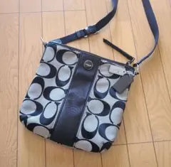 COACH ショルダーバッグ グレー/ブラック