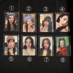 Redvelvet スルギ ウェンディ ジョイ イェリ トレカ