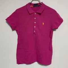 ラルフ ローレン レディース 半袖ポロシャツ ピンク M ゴルフ